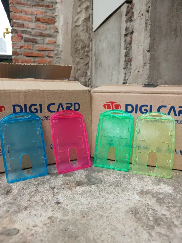 Dijual id card nametag bahan transparan