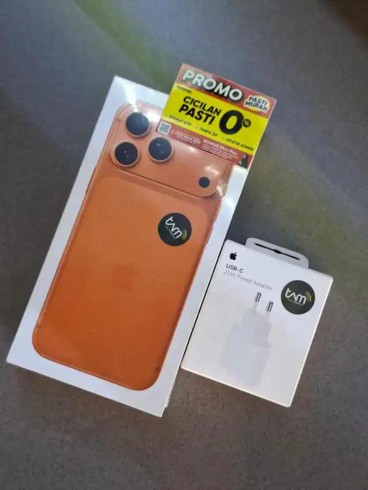 iPhone 17 Pro Max 256gb Resmi Ibox Free Adaptor Siap Antar