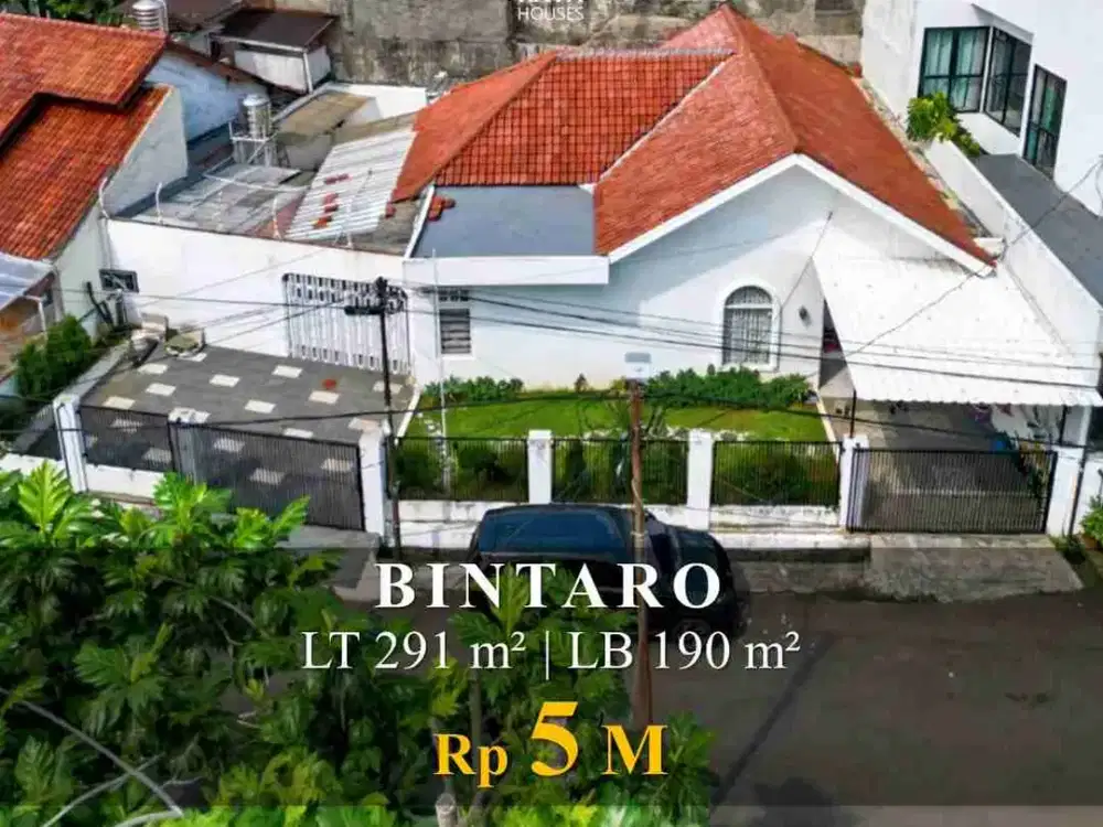 Bintaro Sektor 1 Rumah Siap Huni Depan Taman