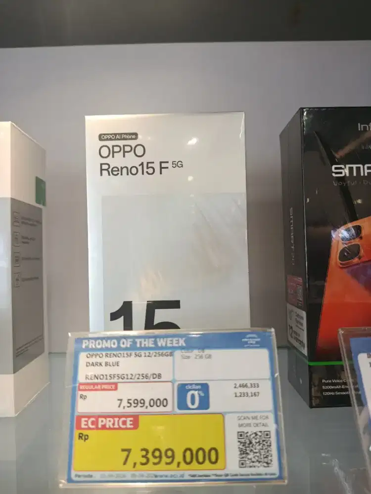 OPPO RENO15 F 5G BISA CICILAN PAKAI HOMECREDIT