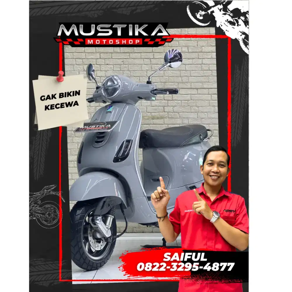 Odo 4rb Istimewa!!Vespa LX 125 Led 2023 Full modif Mulus-Mustika