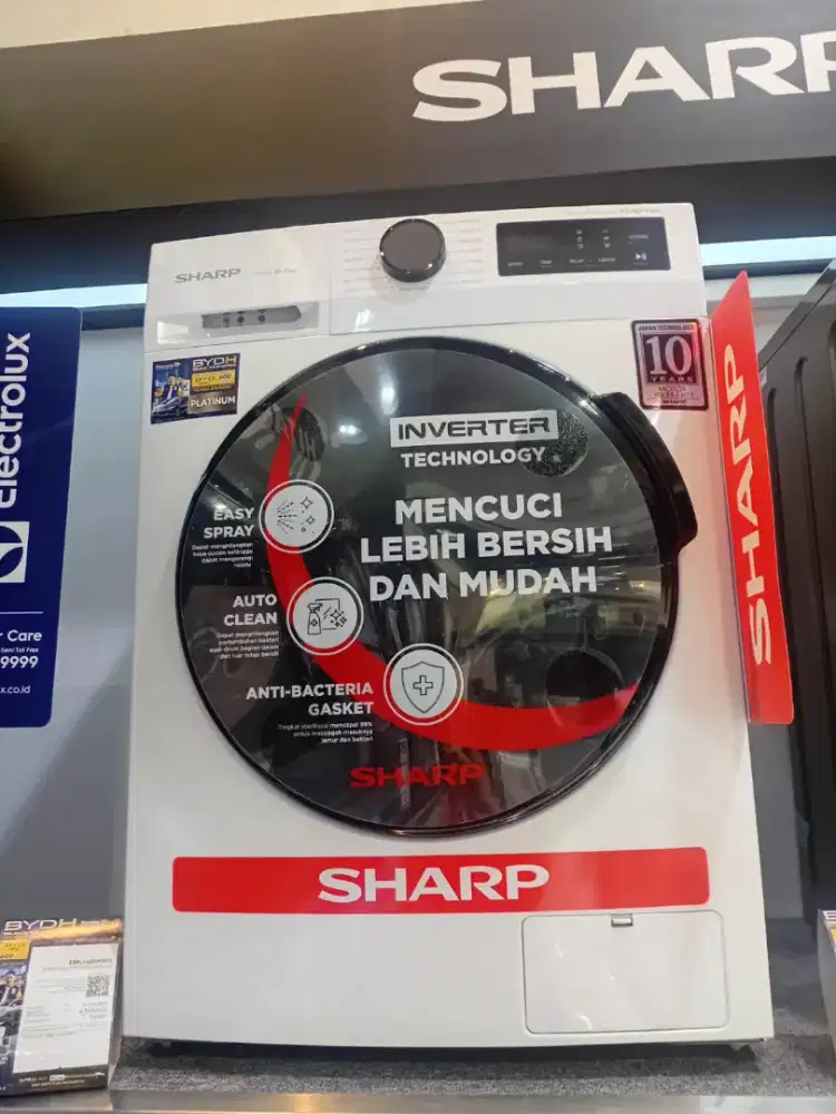 SHARP FRONT LOADING WASHER
