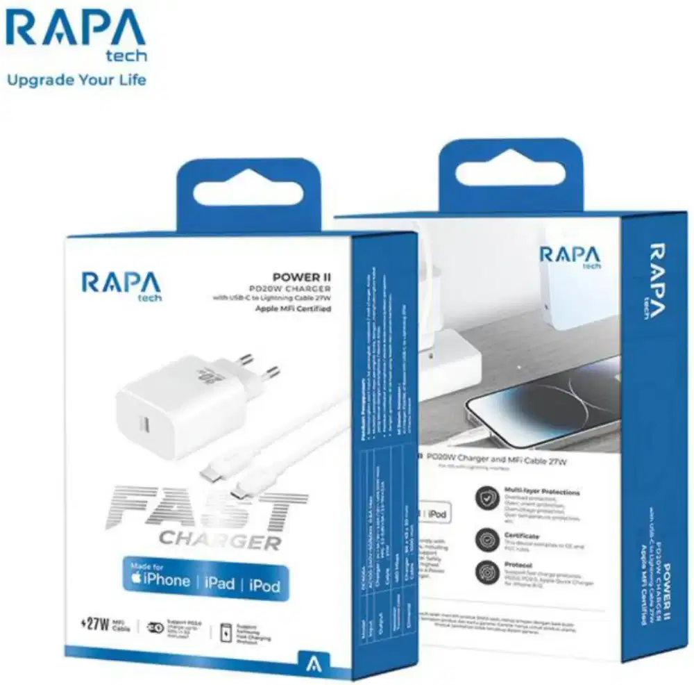 TC Type-C to Lightning RAPATech 27W Power II