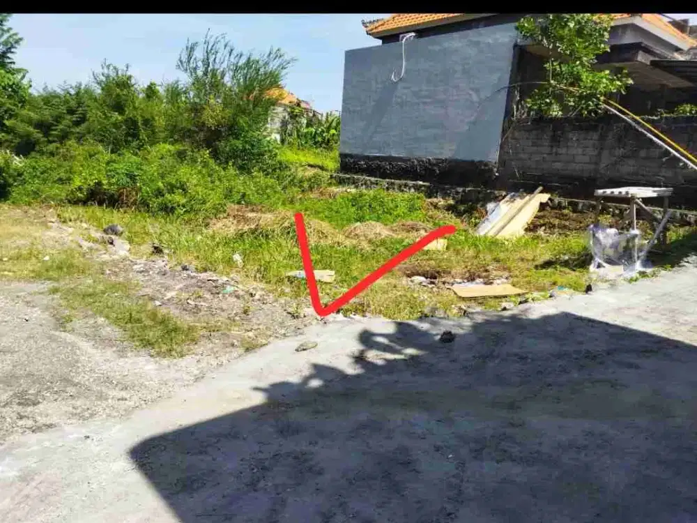 Tanah Hook Luas 1.5are Zona Kuning Lokasi Jl. Sedap Malam Denpasar area Hunian strategis