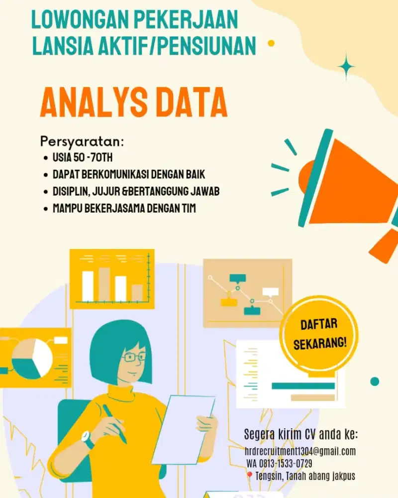 DIBUTUHKAN CEPAT! BERLAKU HINGGA AKHIR APRIL 2026