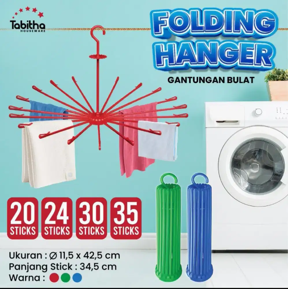 Gantungan Pakaian Bayi (Folding Hanger)