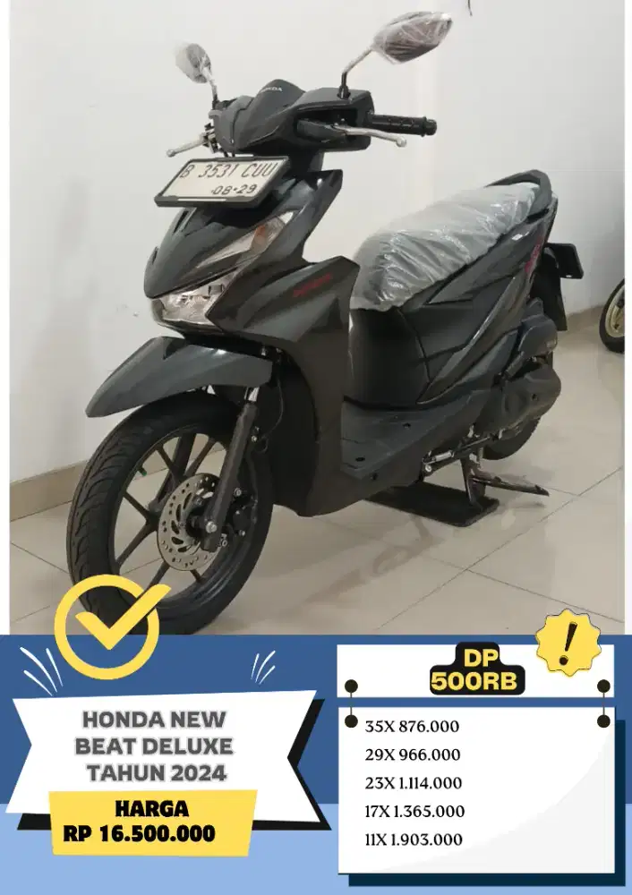 HONDA NEW BEAT DELUXE TAHUN 2024