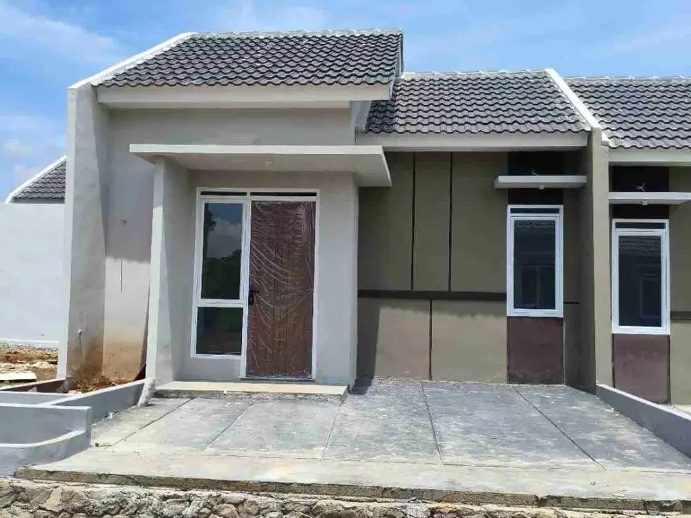 Rumah subsidi double dinding dekat stasiun Parung panjang
