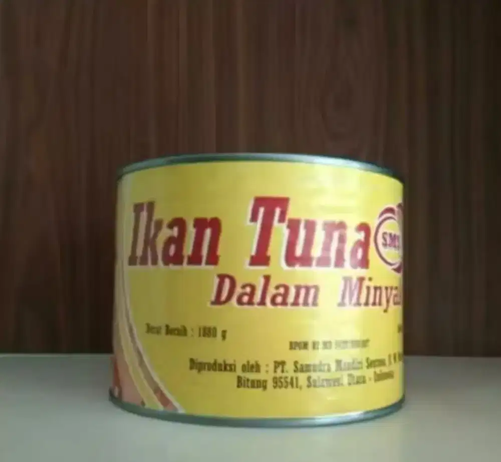 Ikan tuna segar kemasan kaleng 1880gram