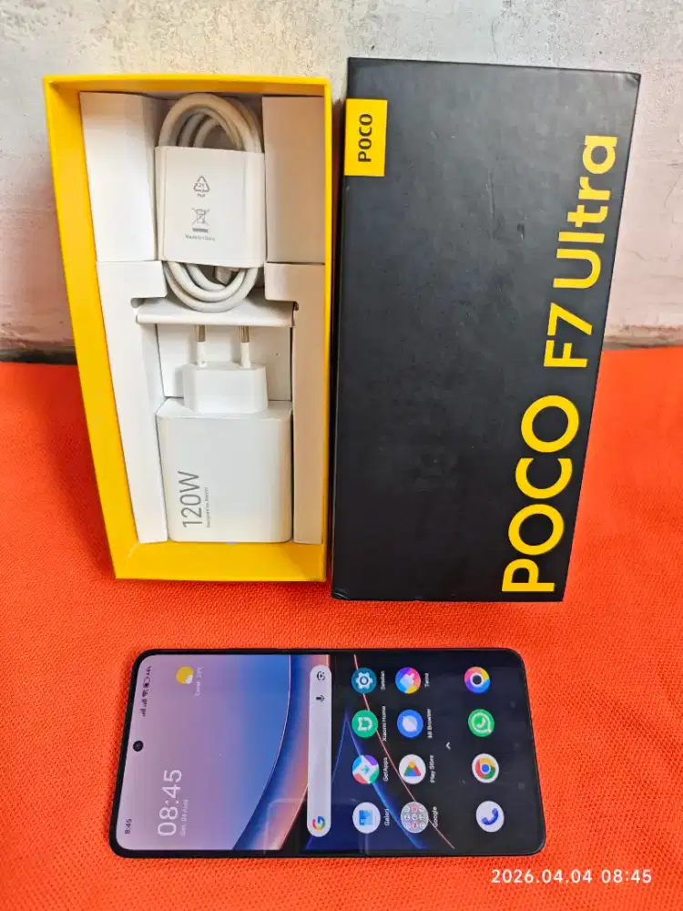 Poco F7 Ultra 12/256 Fullset ori segel mulus no minus garansi ON 2027