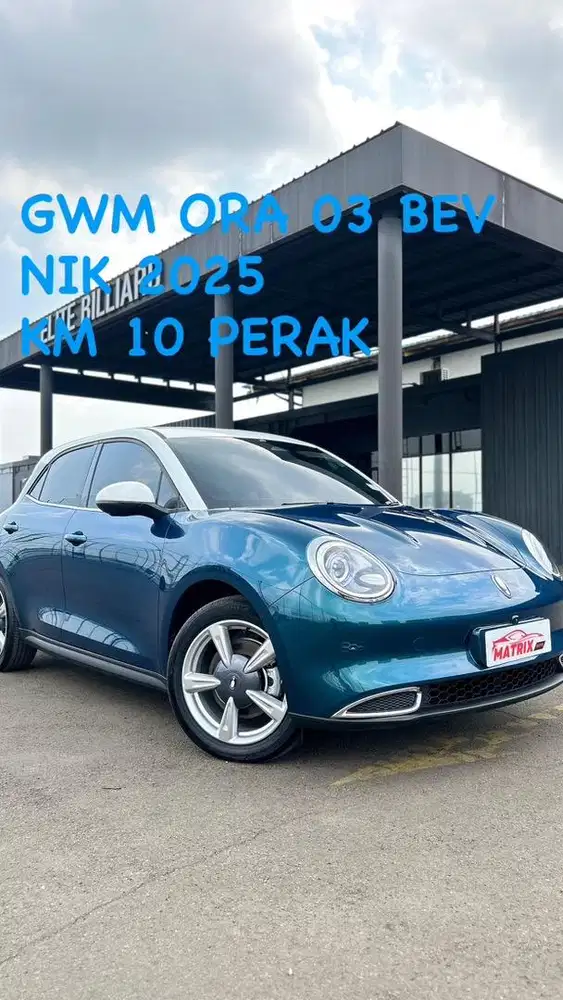 GWM ORA 03 BEV Nik 2025 Verdant gree.n on blue Siap pakai