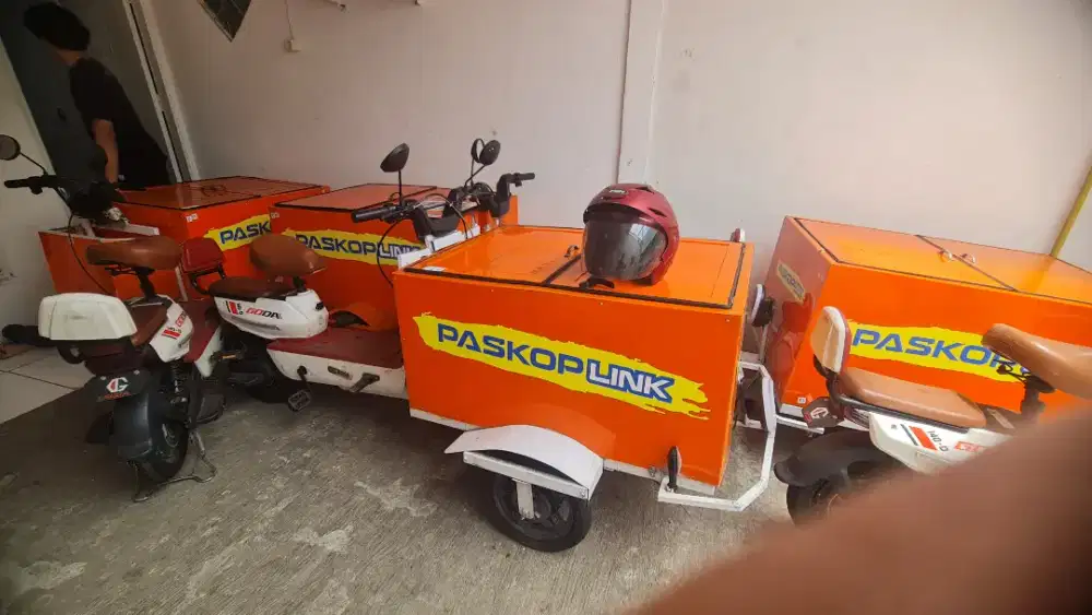 Dijual cepat gerobak sepeda listrik keliling