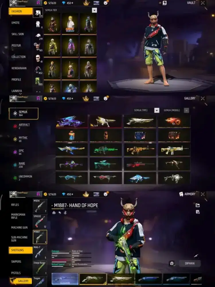 Jual akun ff aman dan amanah