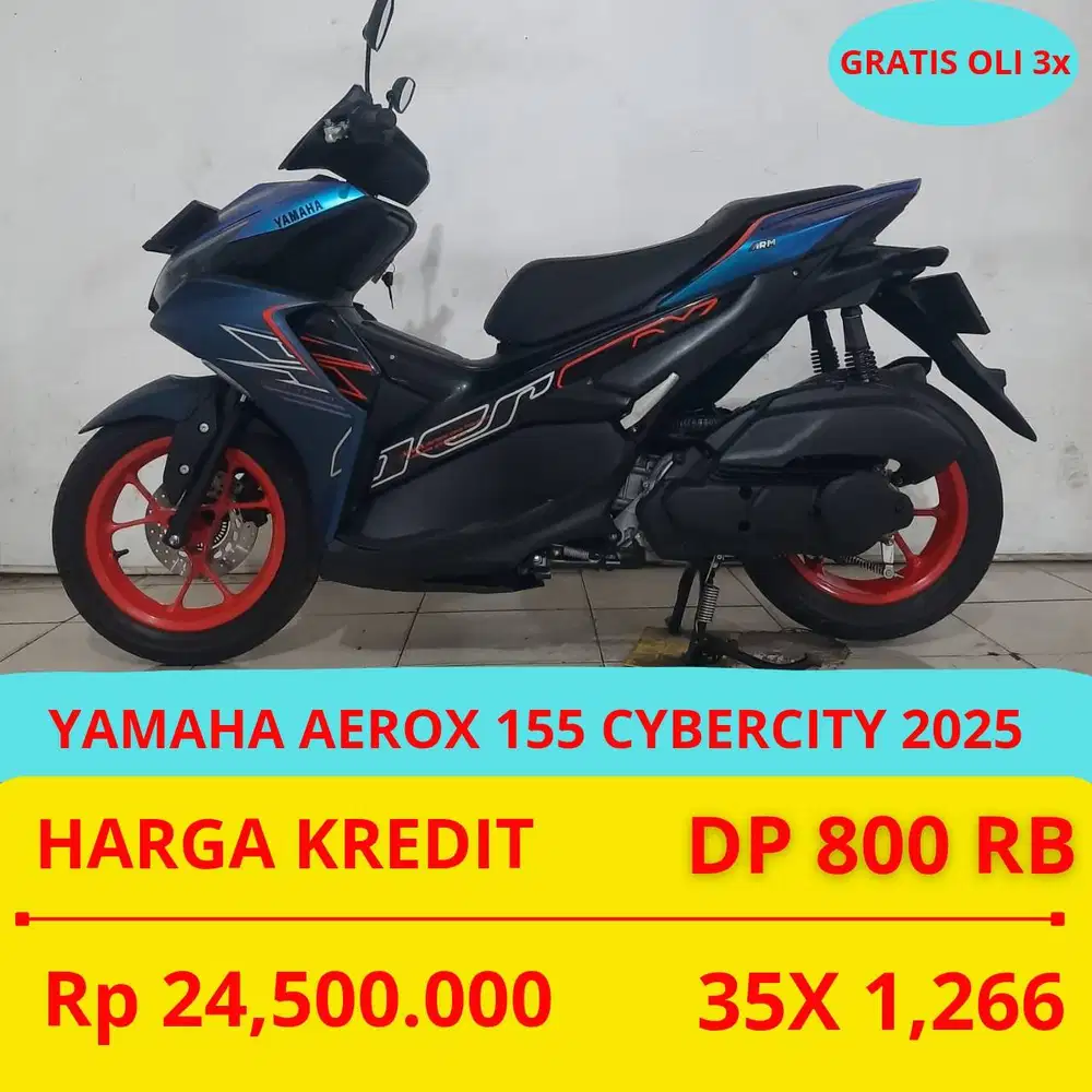 PROMO SUKSES MOTOR AEROX CYBERCITY 2025 DP MURAH 800 RIBU GUYS