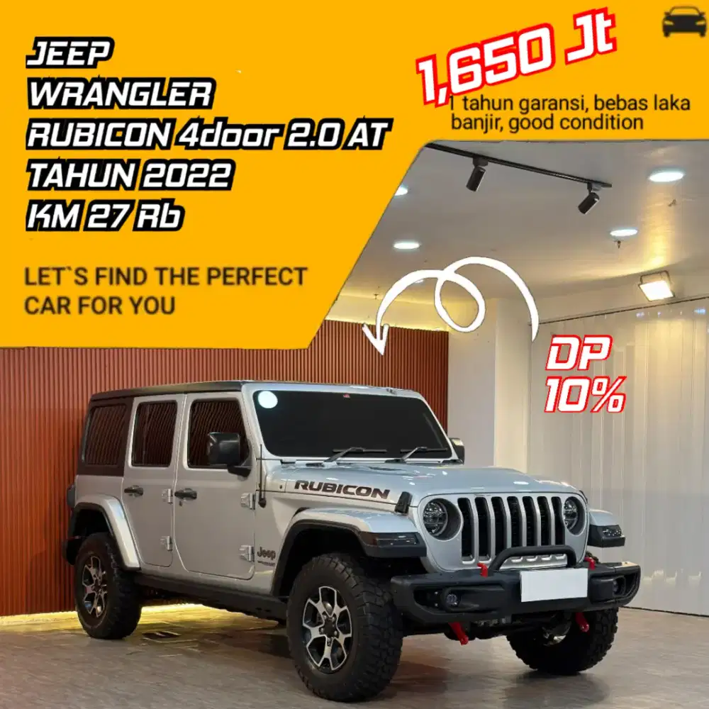 Jeep Wrangler Rubicon 2 0 AT Tahun 2022
