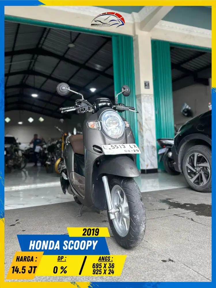 HONDA SCOOPY 2019 PLAT L NDANG SATSET LURR HIKMAH MOTOR KEPUH MALANG
