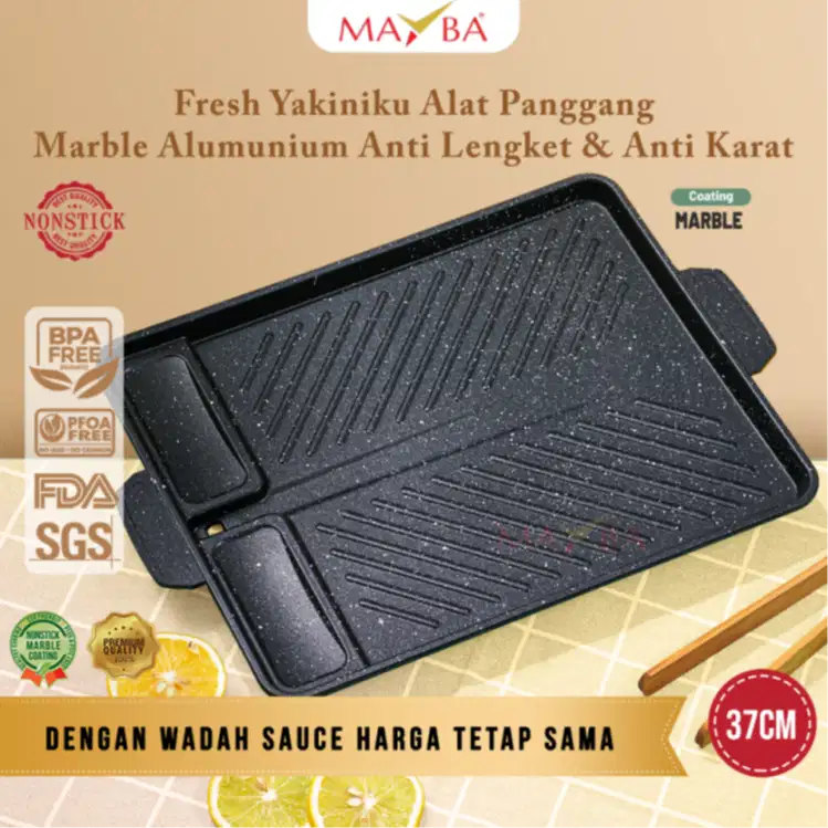 Mayba Best Seller Yakiniku Grill Pan Panggang Anti Lengket