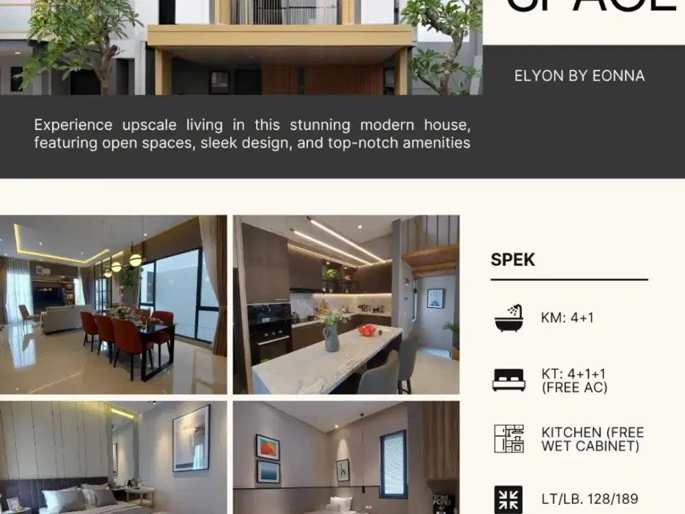 Terlaris Rumah Elyon Promo Terbanyak Direct Access Gading Serpong 5 Menitan Toll BSD City