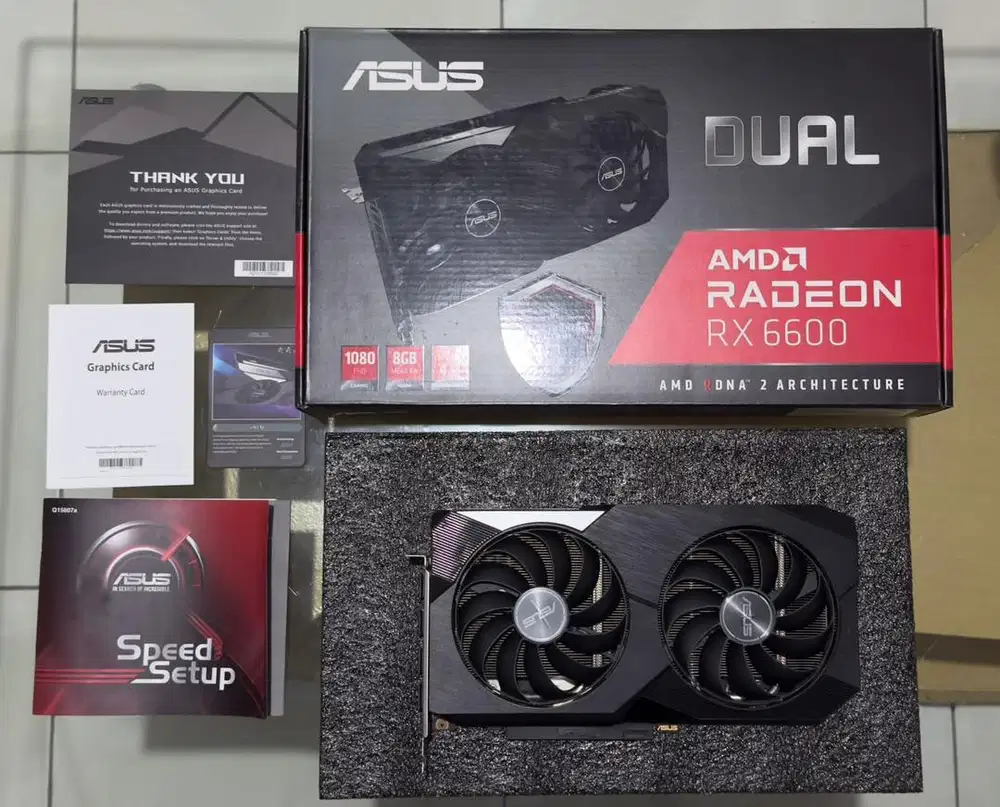 2ND Asus Dual RX 6600 8GB GDDR6