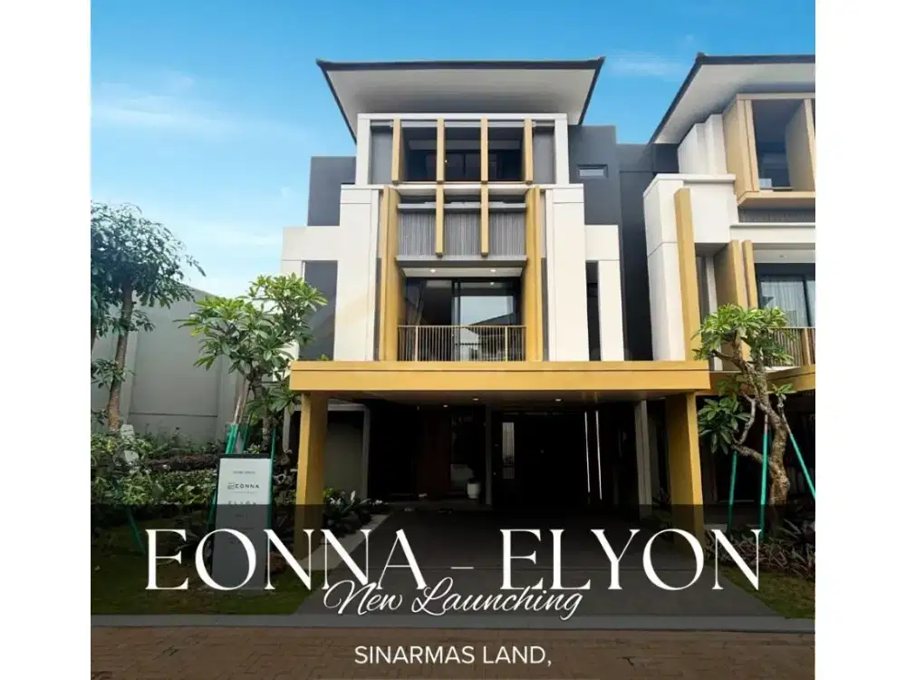 Rumah Elyon  Promo Terbanyak Direct Access Gading Serpong 5 menitan toll BSD City