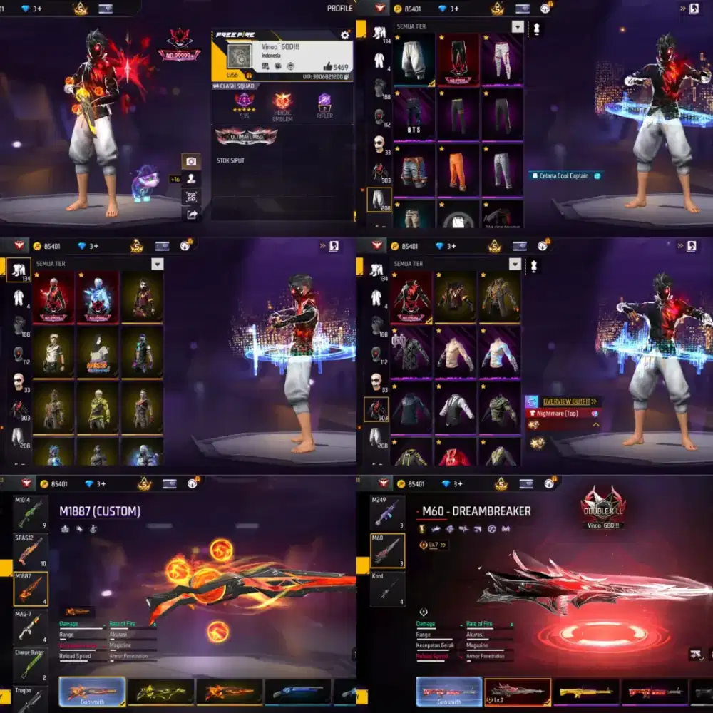 Jual akun ff aman dan amanah