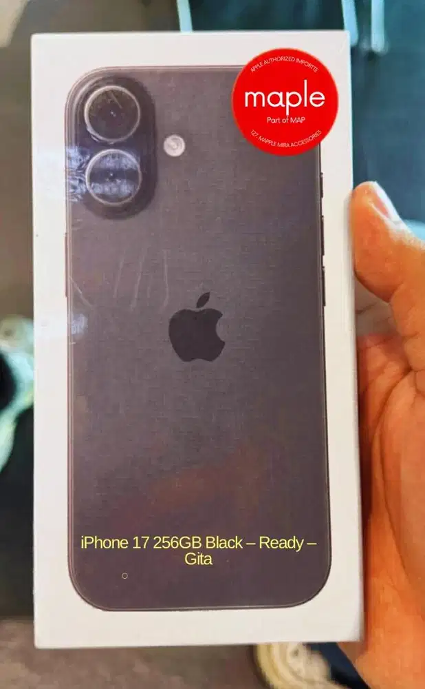 Iphone 17 256GB Black Ibox NEW SEGEL - Lebih murah dari store