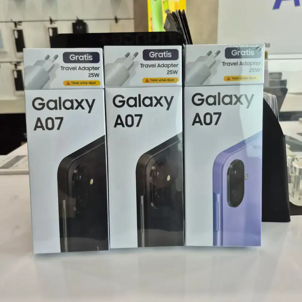 Termurah!!! Samsung A07 4/128GB garansi resmi 1 tahun