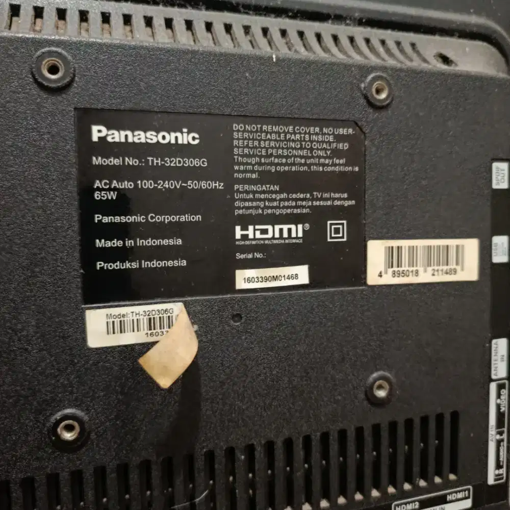 Jual led TV panasonic