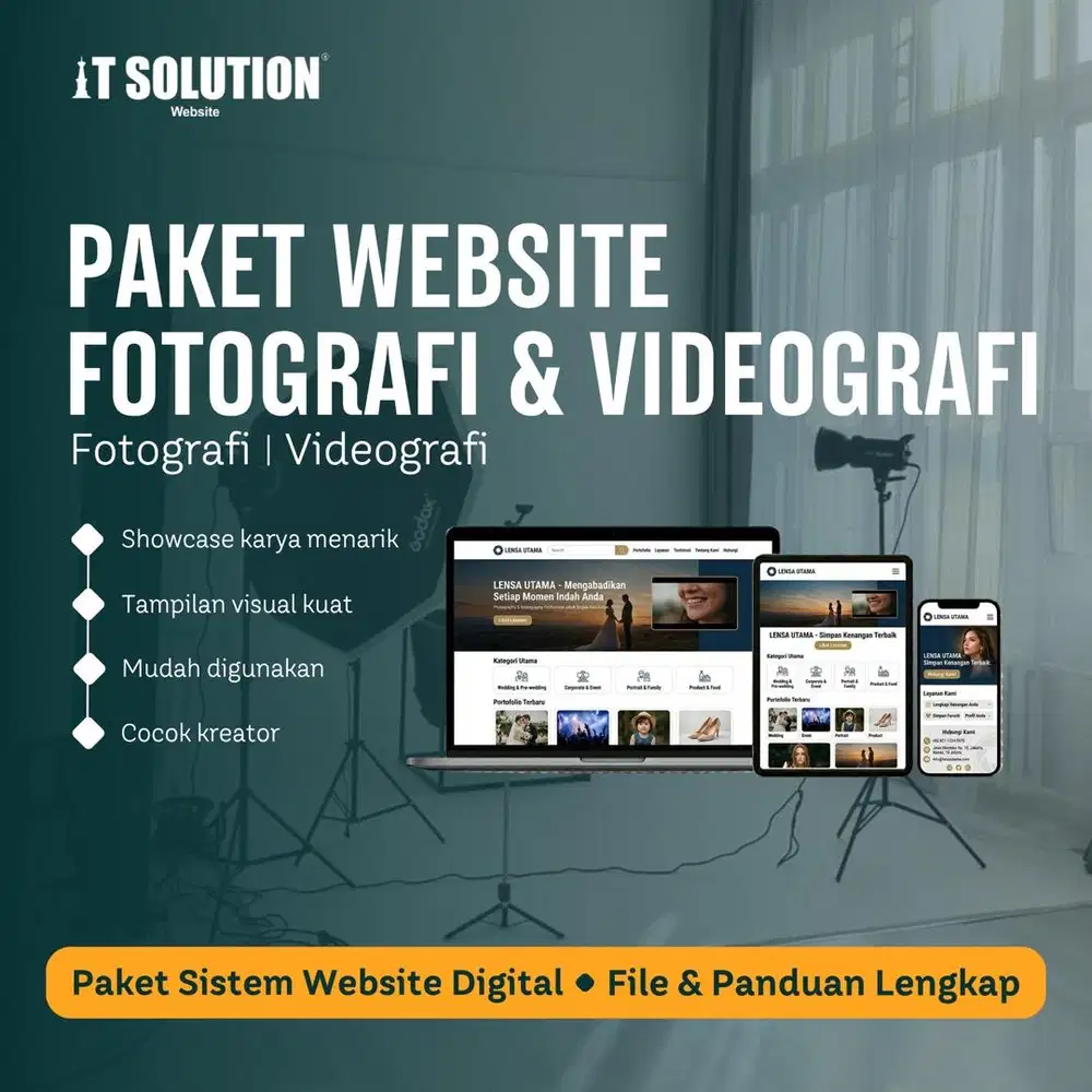 Pembuatan Website Fotografer di Bekasi