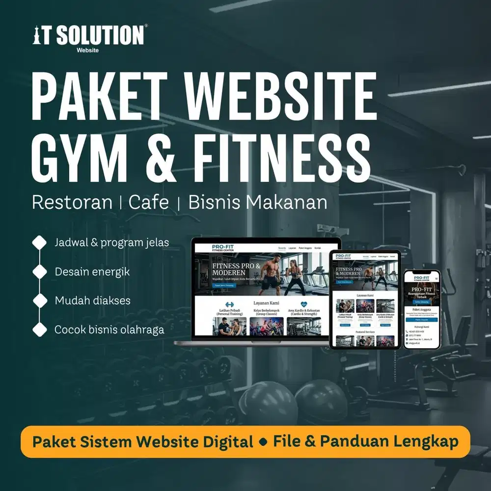 Pembuatan Website Gym dan Fitness Profesional di Bekasi