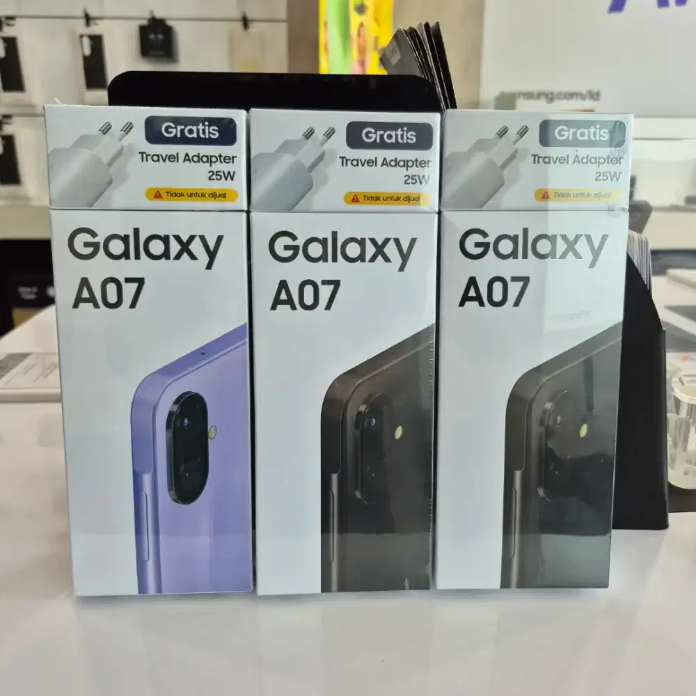 Termurah!!! Samsung A07 8/256GB garansi resmi 1 tahun