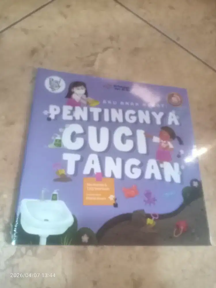 Buku Pentingnya Cuci Tangan