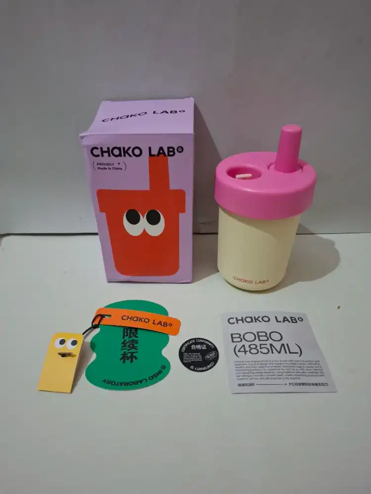 HARGA PROMO: Chako Lab Bobo Vacuum Cup Insulated Thermos 485 ml
