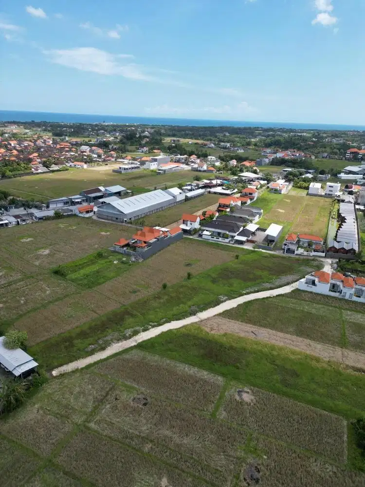 Tanah canggu bali posisi di atas view cantik