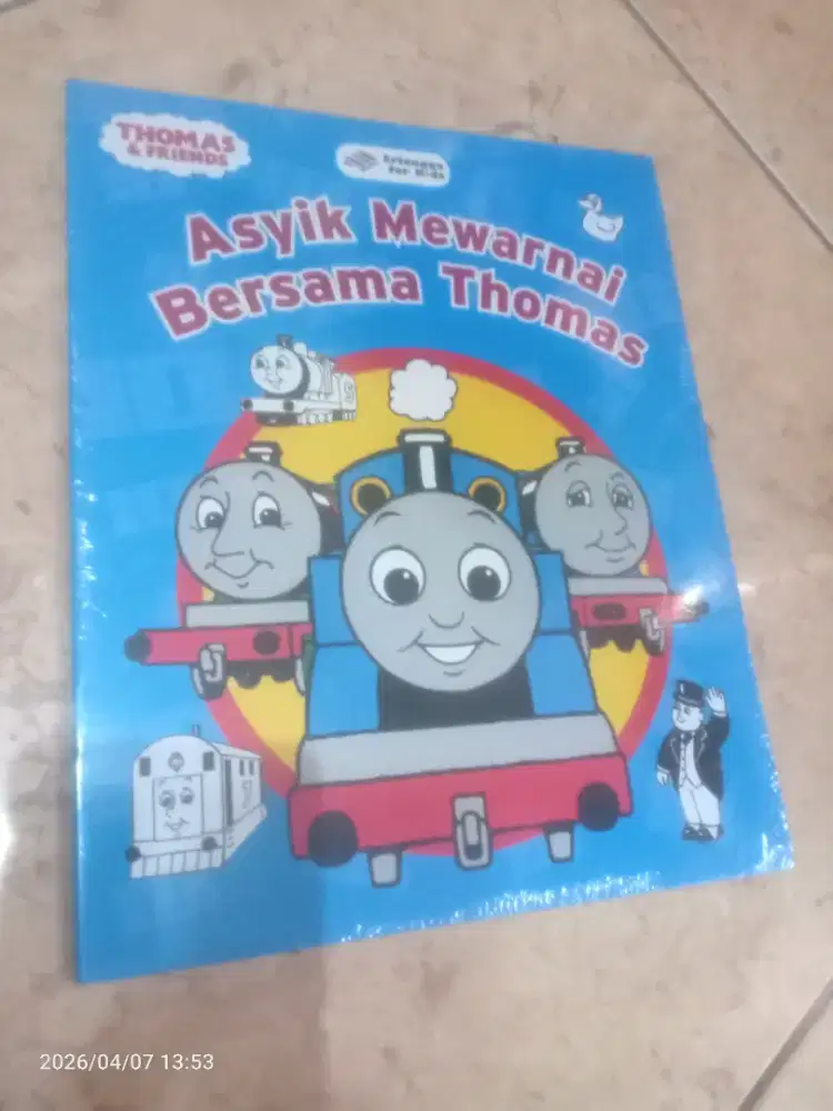 Buku Asyik Mewarnai Bersama Thomas