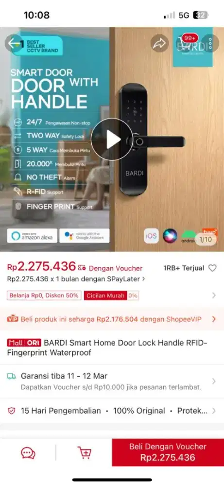 Smart Door Lock Bardi