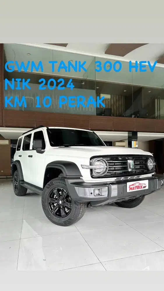 GWM Tank 300 HEV Nik 2024 ayes grey on black Siap pakai