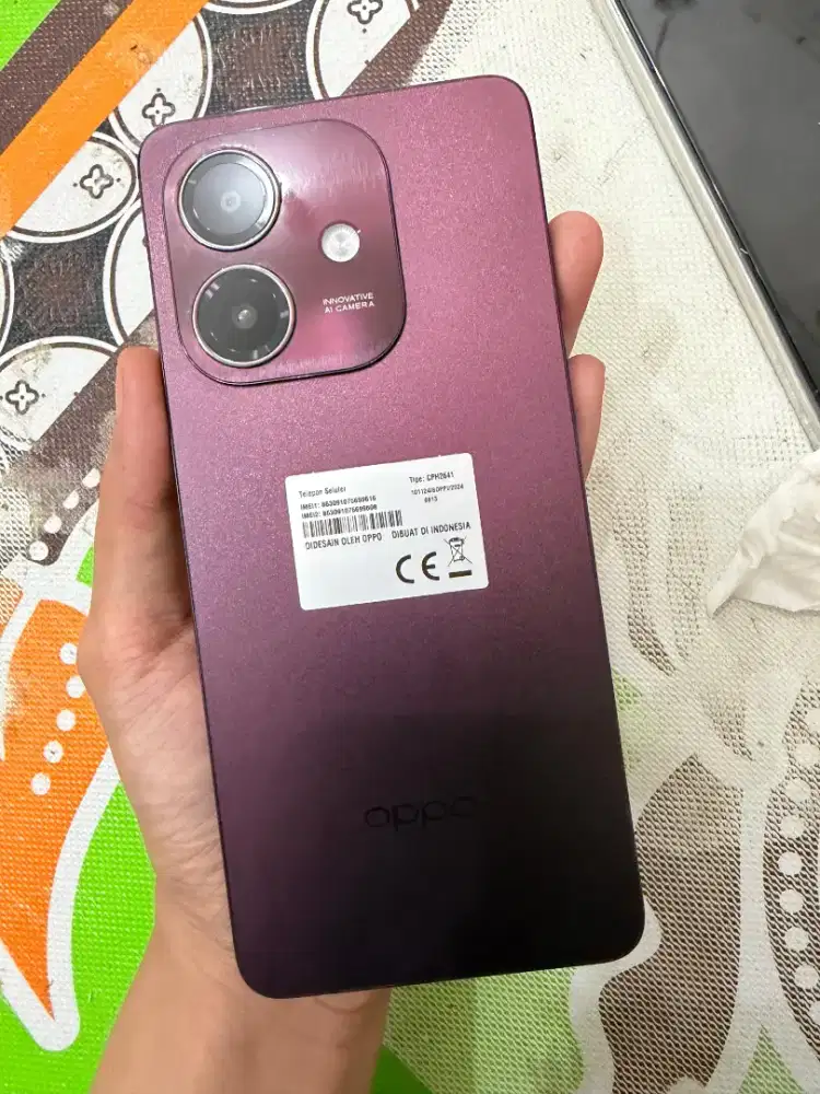 JUAL CEPAT OPPO A3X RED 4/128 MULUS FULLSET LIKE NEW