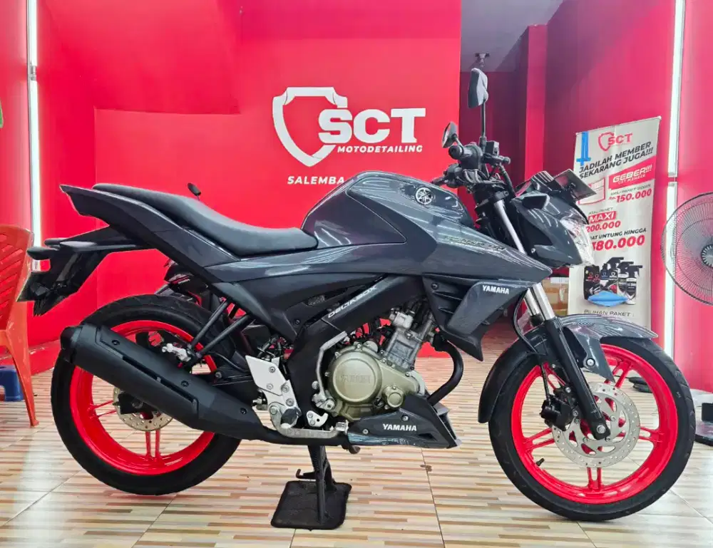 JualCpt90%LikeNew PjkJan27 YAMAHA VIXION 150 2023 GREY ABU