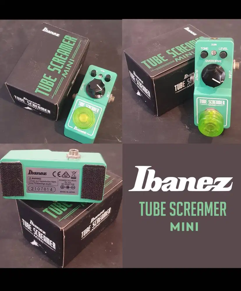 Efek gitar Tube Screamer dan Ampli Orange Micro Dark