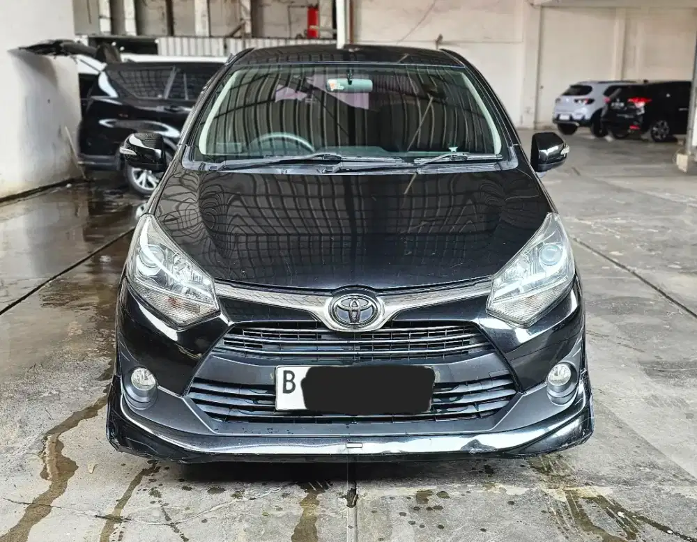 Baru 53rban Km Toyota Agya 1.2 TRD MT Manual 2019 Hitam Pajak Panjang