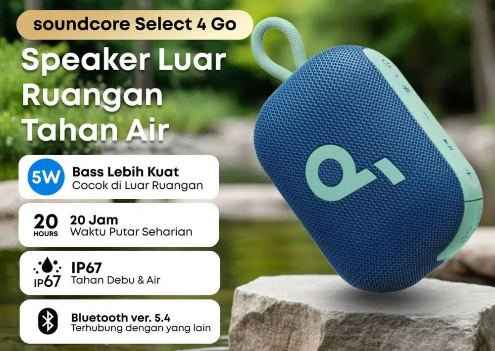 (BNIB) Soundcore by Anker Select 4 Go Portable Bluetooth Speaker