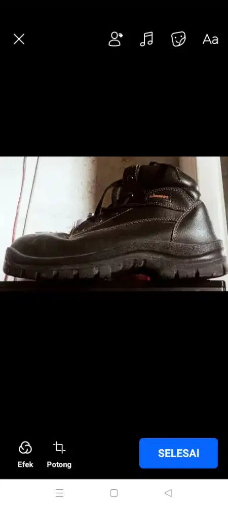 dijual sepatu safty merk Krushers