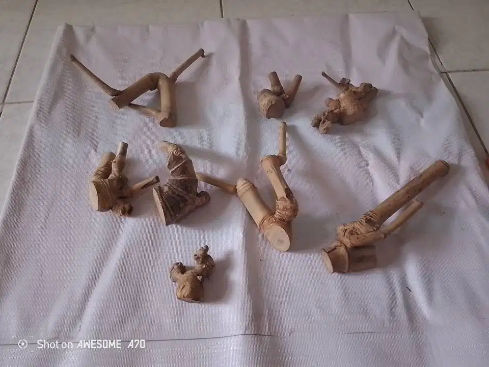 Koleksi Bambu Antik bekas.