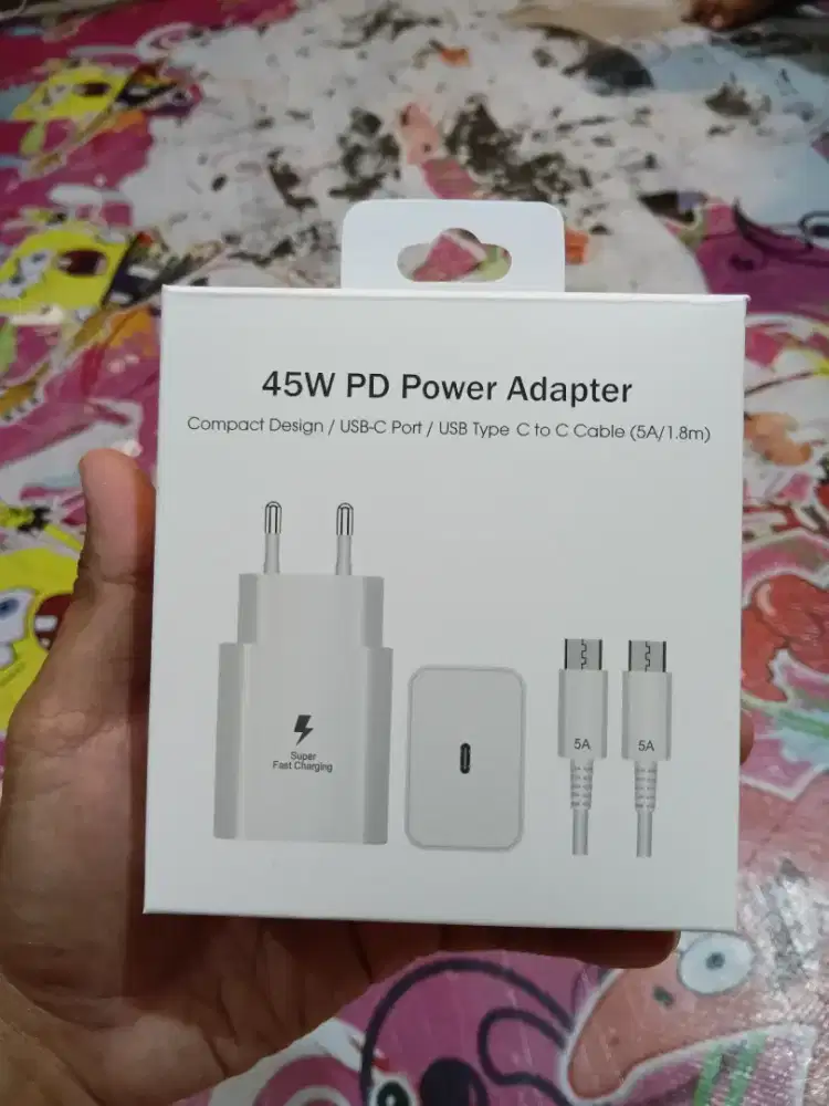 Charger samsung a56 ori 45 watt super fast charging