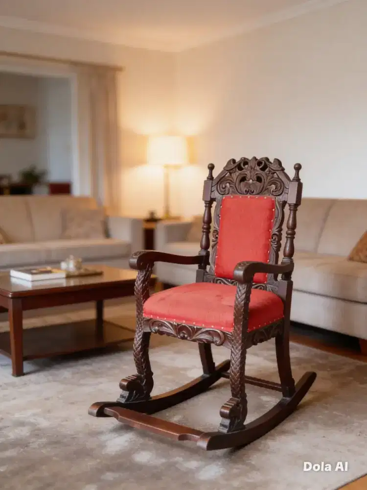 Kursi Goyang jati ukir