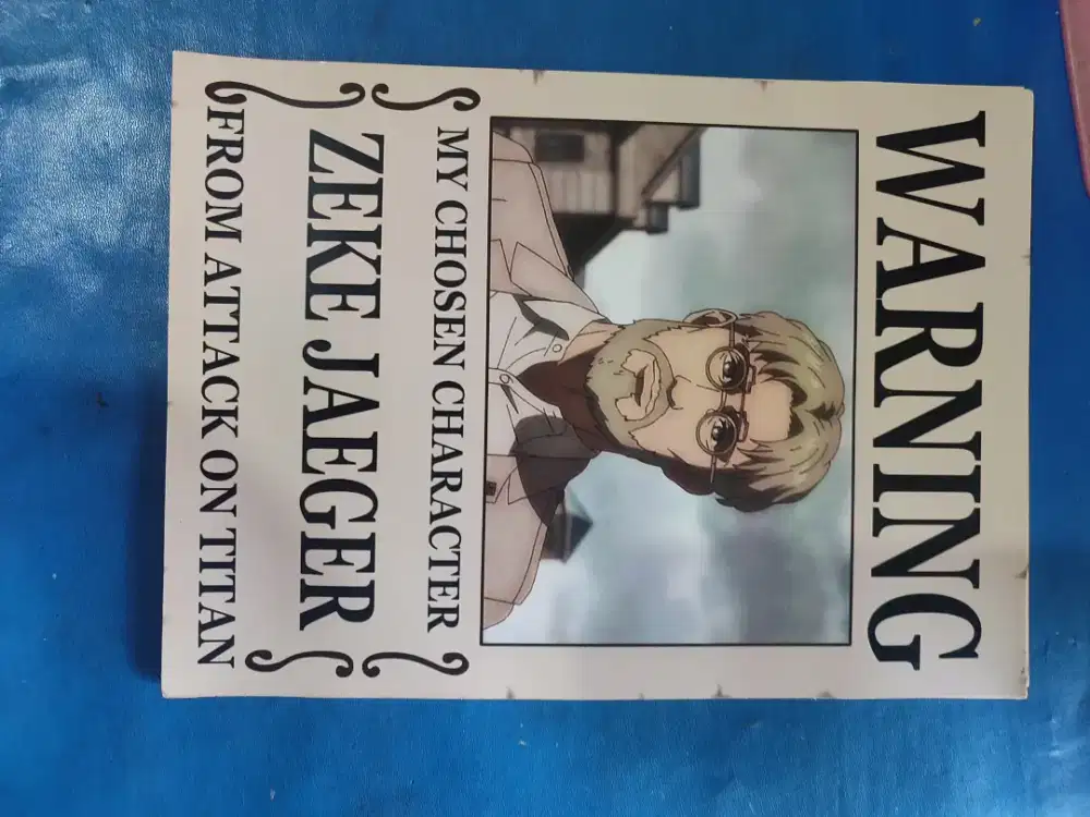 Poster attack on titan dan one piece