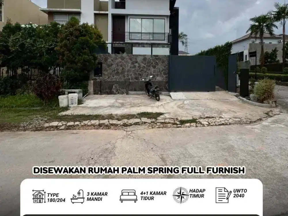 DiSewakan Rumah Palm spring batam center