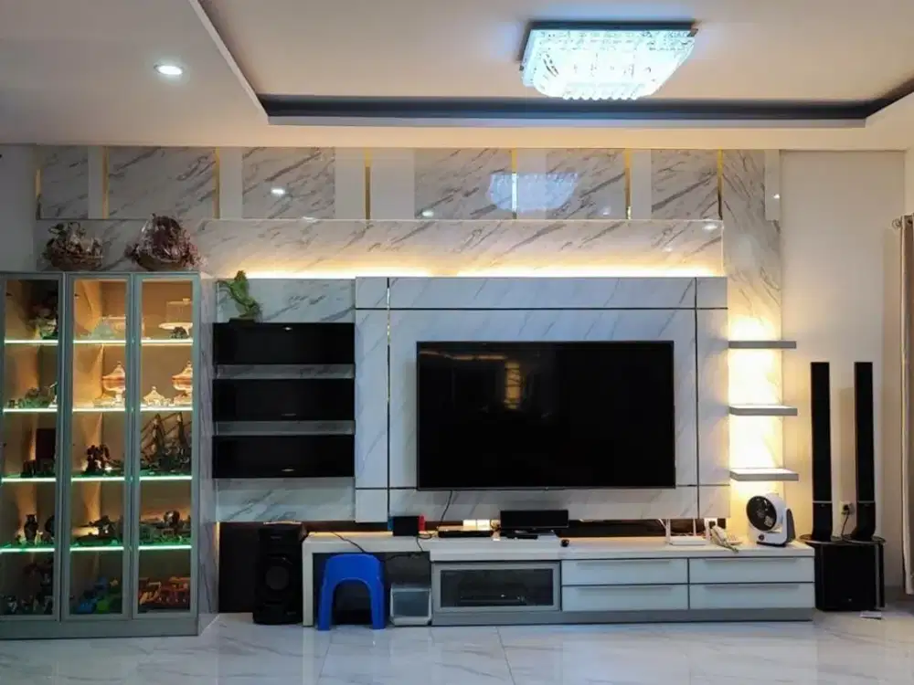 Rumah Pik1 Crown Golf Uk 10X30 Belakang View Danau,Furnihs Bagus Rapih Siap Huni