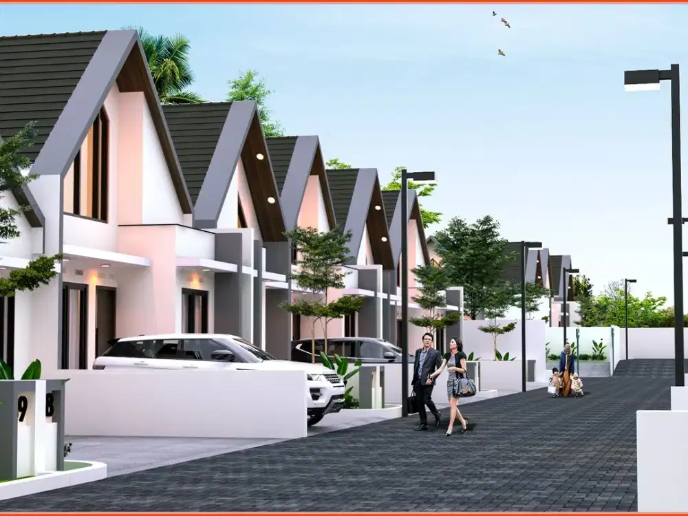 Rumah Murah Sleman Serasa Villa Dekat Kampus UMY Dalam Cluster